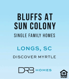 Side Banner for DRB Homes - Bluffs at Sun Colony