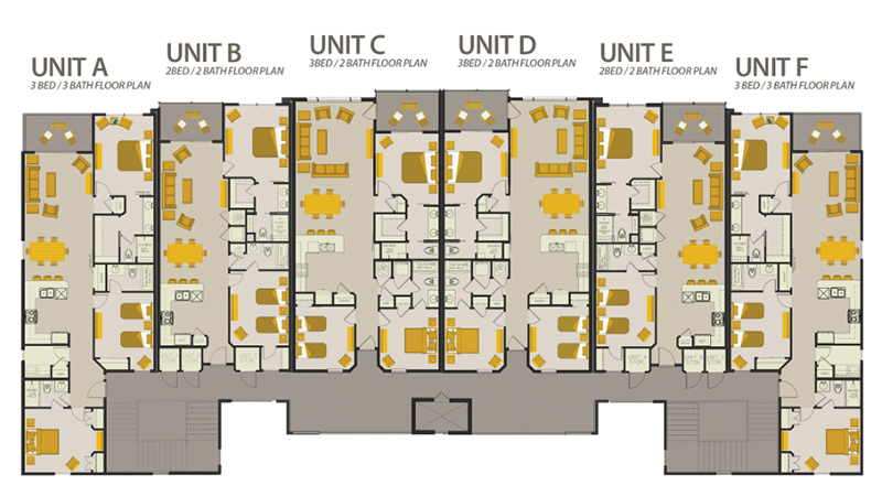 Nations Homes - Dunes Marketplace - Unit Floorplans