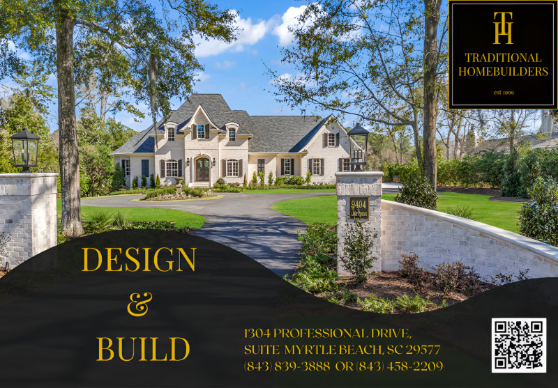 Traditional Homebuilders - Half Page Ad Traditional Homebuilders - Half Page Ad